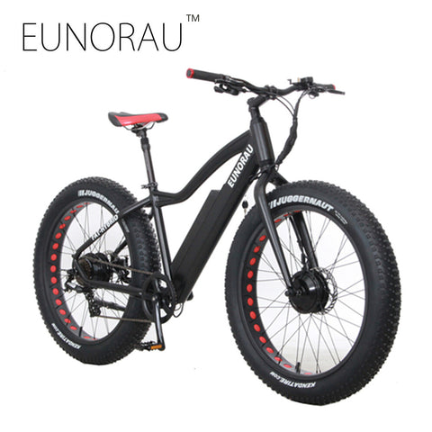 EUNORAU Powerful Fat tire Mountain Ebike - WiredWheelz