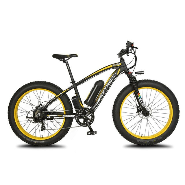 Yellow black XF660 Fat Tire Bike