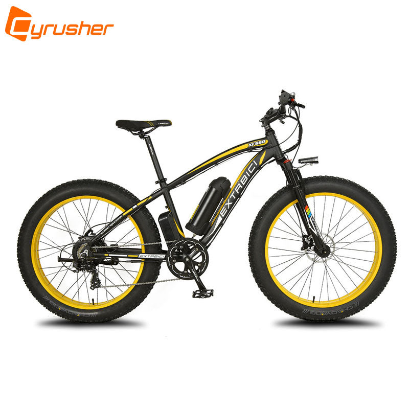 Yellow black XF660 Fat Tire Bike