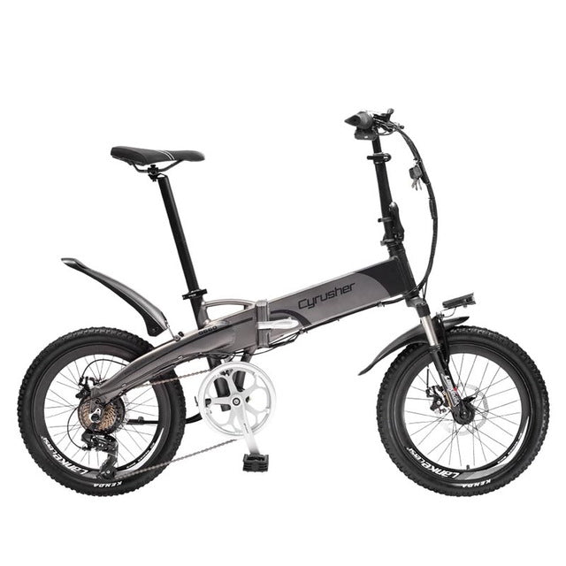 cyrusher e-mountainbike 20 zoll elektrofahrrad 750w 48v 14ah vollfederung ebike Cyrusher XF500 Electric Folding Bike – WiredWheelz