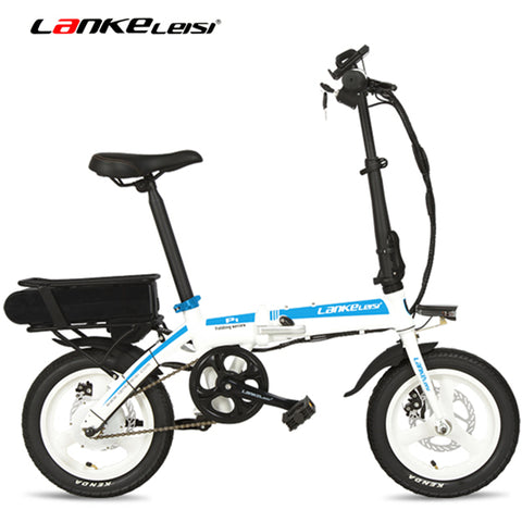 P1 14" Mini Portable Folding Electric Bike - WiredWheelz