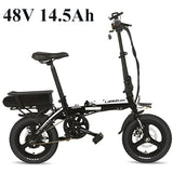 P1 14" Mini Portable Folding Electric Bike - WiredWheelz