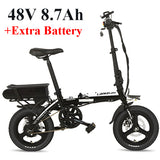 P1 14" Mini Portable Folding Electric Bike - WiredWheelz