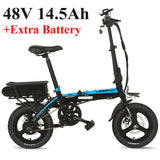 P1 14" Mini Portable Folding Electric Bike - WiredWheelz