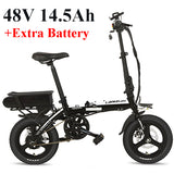 P1 14" Mini Portable Folding Electric Bike - WiredWheelz