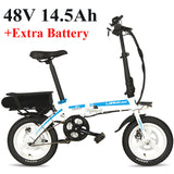 P1 14" Mini Portable Folding Electric Bike - WiredWheelz
